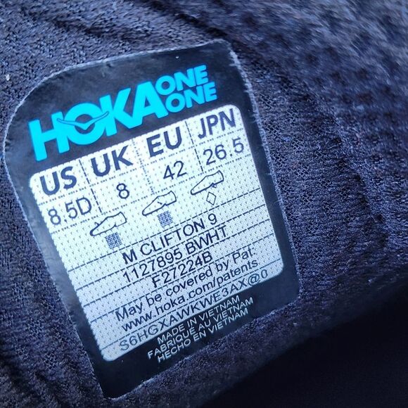 HOKA CLIFTON 9 - Mens Atheltic Shoes - SIZE 8.5D - Picture 8 of 8